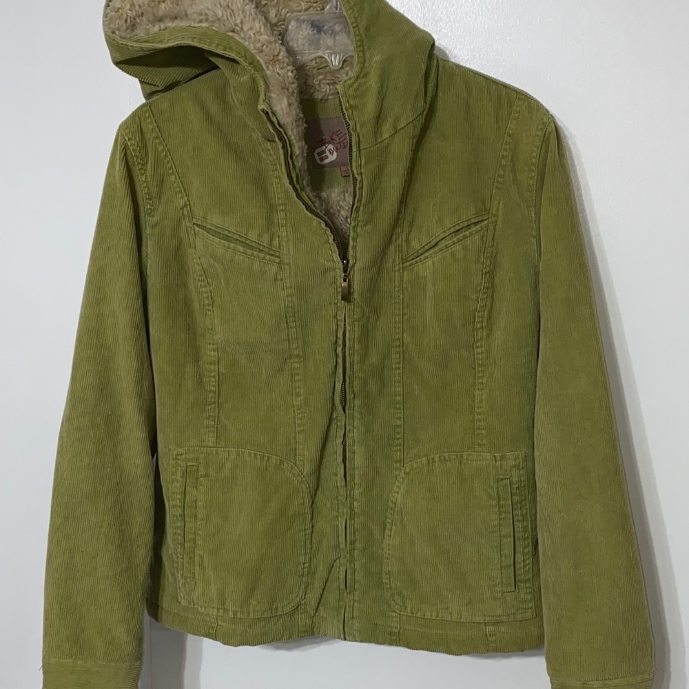 BKE Olive Green Hooded Jacket